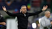 The manager Luis Enrique